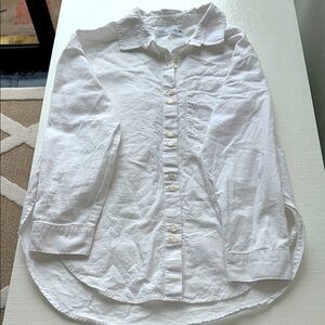 Zara White Button-Down Shirt